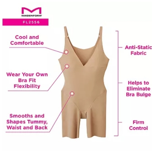 NWT★MAIDENFORM★All Over Solutions★Firm Control★Bring Ur Bra Shapewear FAJA★ XL - Picture 5 of 15